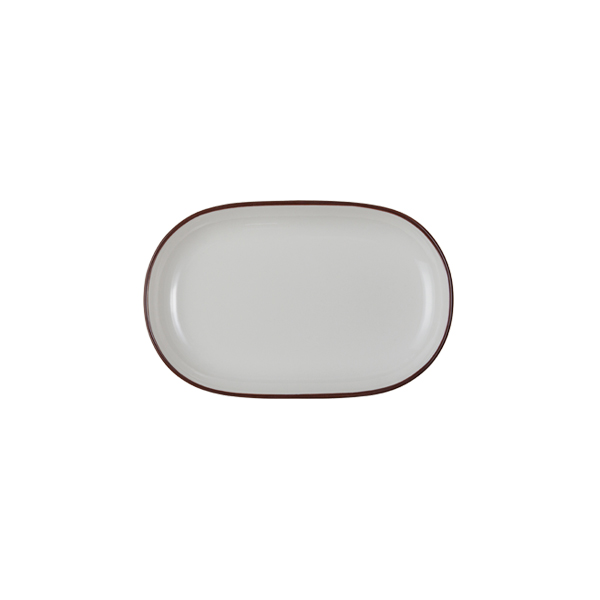 Modest Brown Magnus Oval Platter 14 cm 