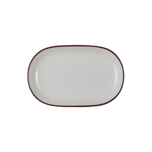 Modest Brown Magnus Oval Platter 23 cm 