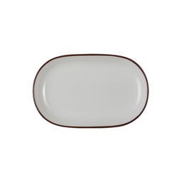 [18001-143023] Modest Brown Oval Kayık 23 cm